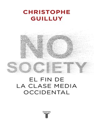 cover image of No society